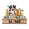 Bol en bois pour chien - 5d bricolage d&eacute;coration artisanale