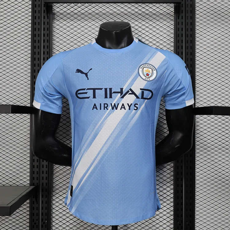 Player Version 2025-2026 Manchester City Home Soccer Jersey