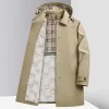 Men's Lapel Business Casual Windbreaker Down Jacket