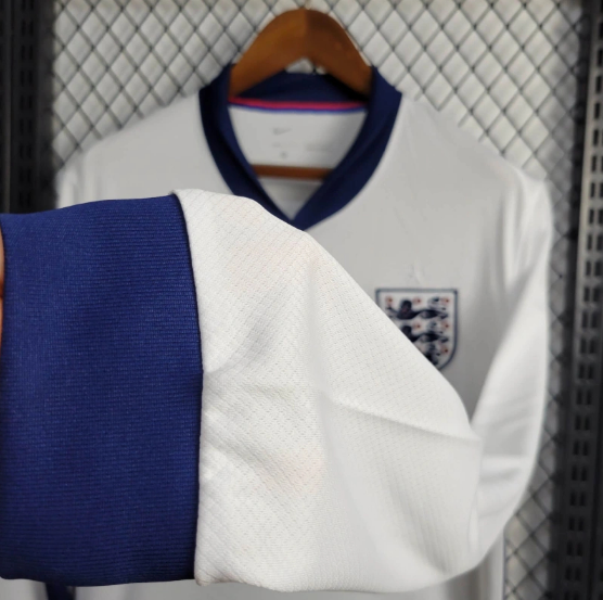 2024 England Home Long Sleeve Soccer Jersey Thai Quality