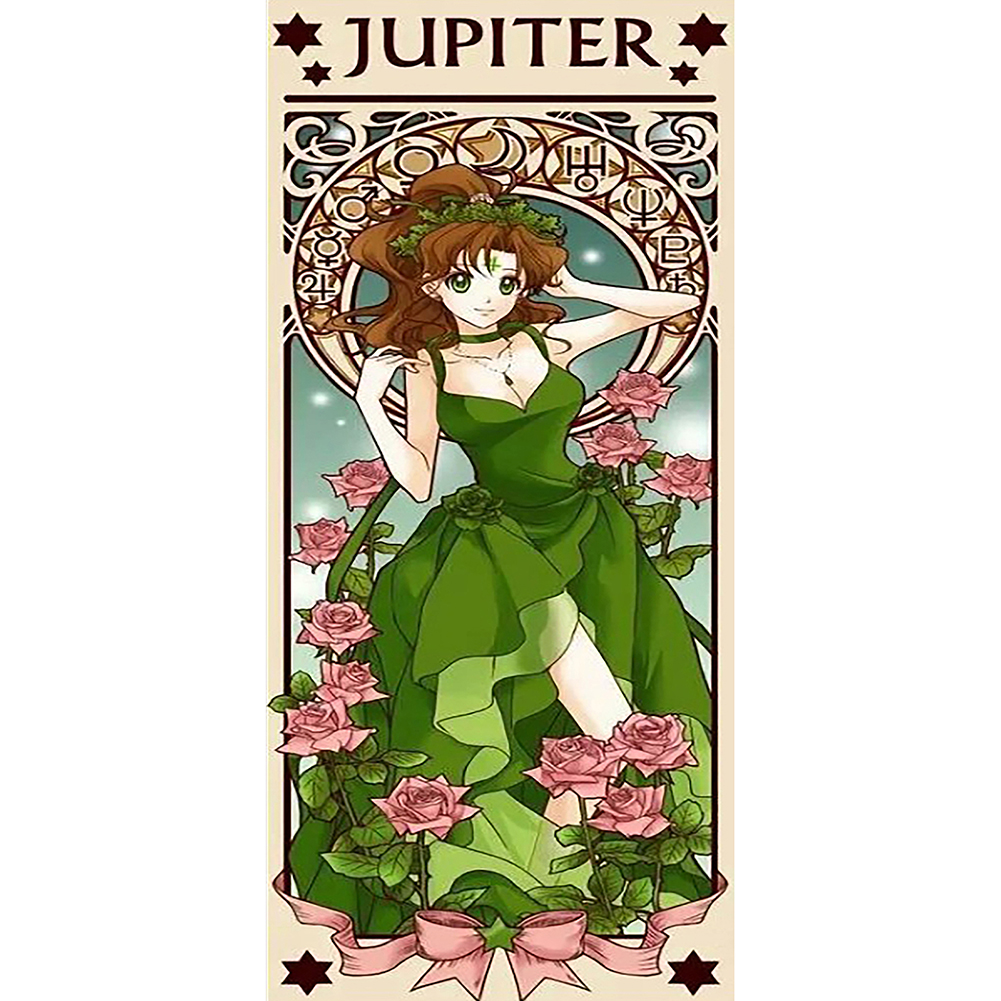 

40*80CM - Goddess Jupiter - Round Drill Diamond Painting, 501 Original