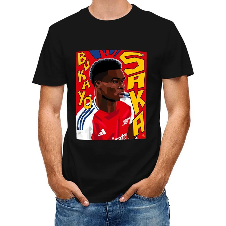 Bukayo Saka Art Short Sleeve T-Shirt