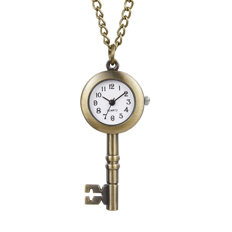 Vintage Style Guitar Bicycle Key Quartz Pocket Watch Women’s Watches