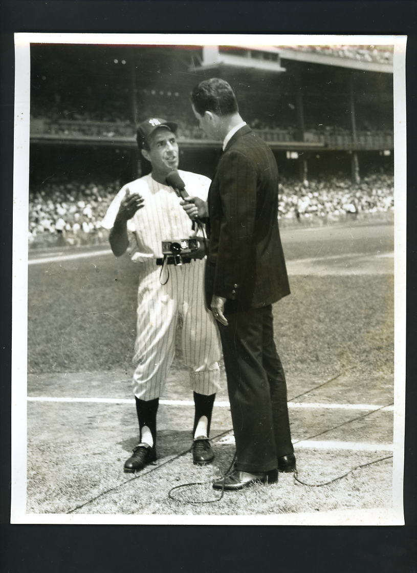 Phil Rizzuto & Jerry Coleman Press Photo Poster painting from Rizzuto estate New York Yankees