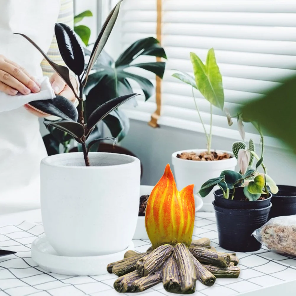 Mini Dwarf Gnome Statue Garden Ornament Resin Fairy Micro Landscape Elf (D)