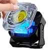 COB LED Outdoor Work Light USB Rechargeable Flashlight for Car Repair (Black)