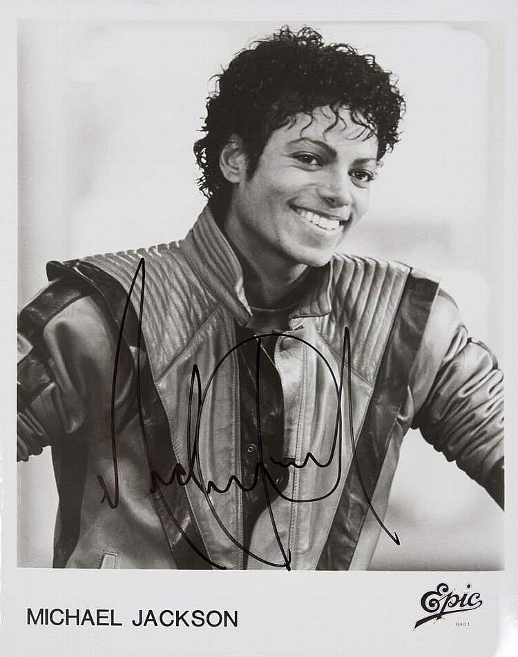 MICHAEL JACKSON Signed 'Epic' Photo Poster paintinggraph - Pop Singer / Vocalist - preprint