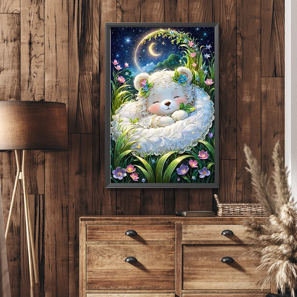 Diamond Painting - Full Round Drill - Little Bear(Canvas|40*60cm)