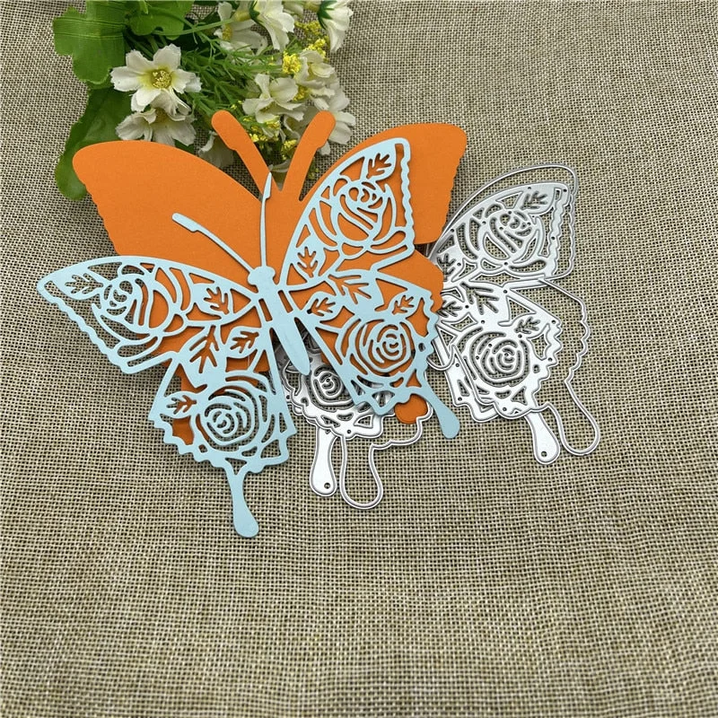 Big Butterfly Metal Cutting Dies Stencils For DIY Scrapbooking Decorative Embossing Handcraft Template
