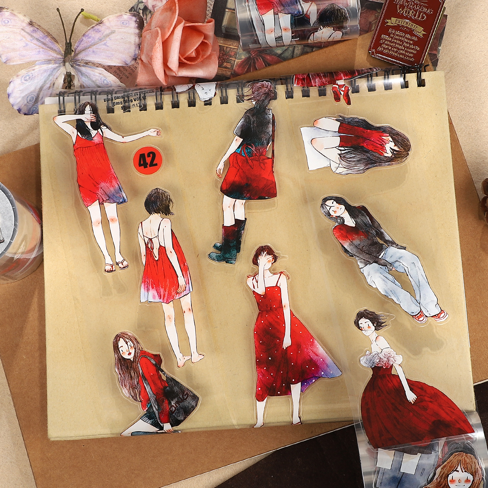 PET 테이프 - 리틀 레드 시리즈 캐릭터 이미지