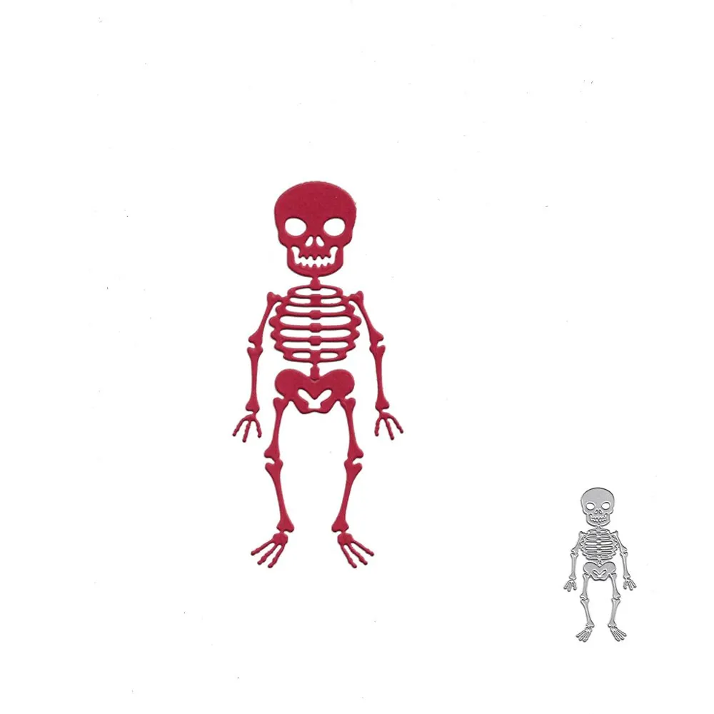 Halloween Skull Metal Cutting Die Stencil Template for Scrapbooking Paper Craft Album Card Gift Decor Knife Punch Die Cut New