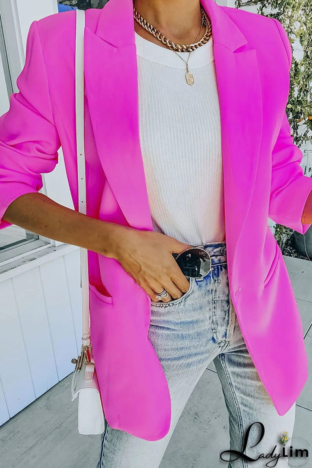 Standards Pocketed Bright Colour Blazer Shorts Suit