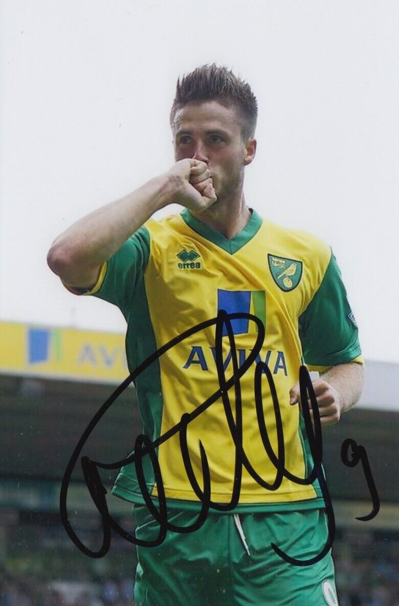 RICKY VAN WOLFSWINKEL HAND SIGNED 6X4 Photo Poster painting NORWICH CITY FOOTBALL AUTOGRAPH