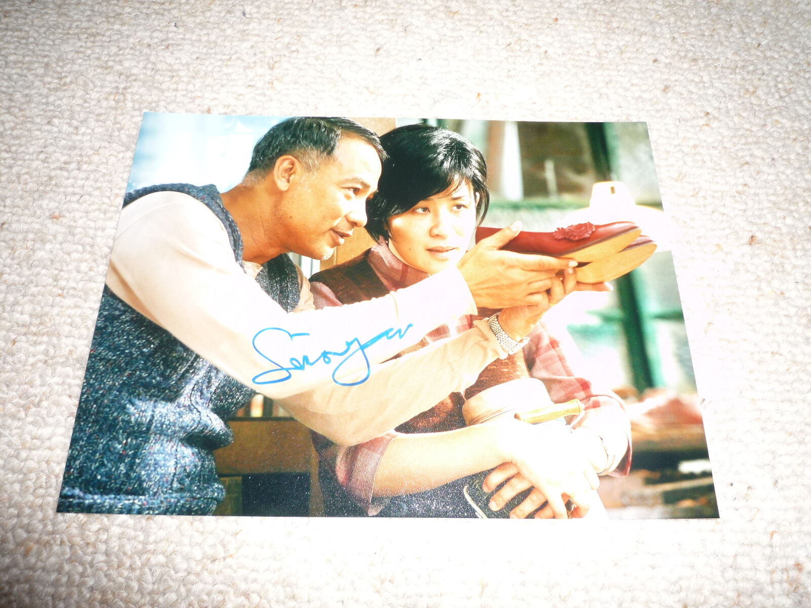 SIMON YAM signed autograph In Person 8x10 (20x25 cm) chinese actor