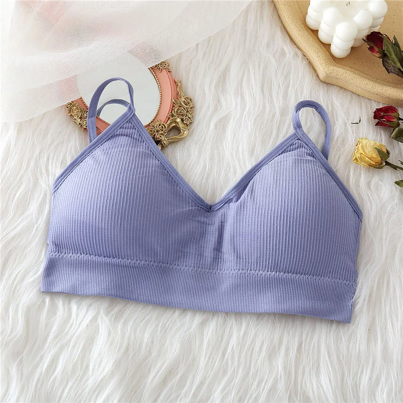 Women Tank Top Push Up Bra Tube Tops Seamless Brassiere Crop Top Sexy Lingerie for Female Underwear Intimates Backless Bralette