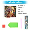 Schöne alte Dame 5d DIY Diamond Art Malerei Sets Teilbohrer DIY Kunst 30x30cm