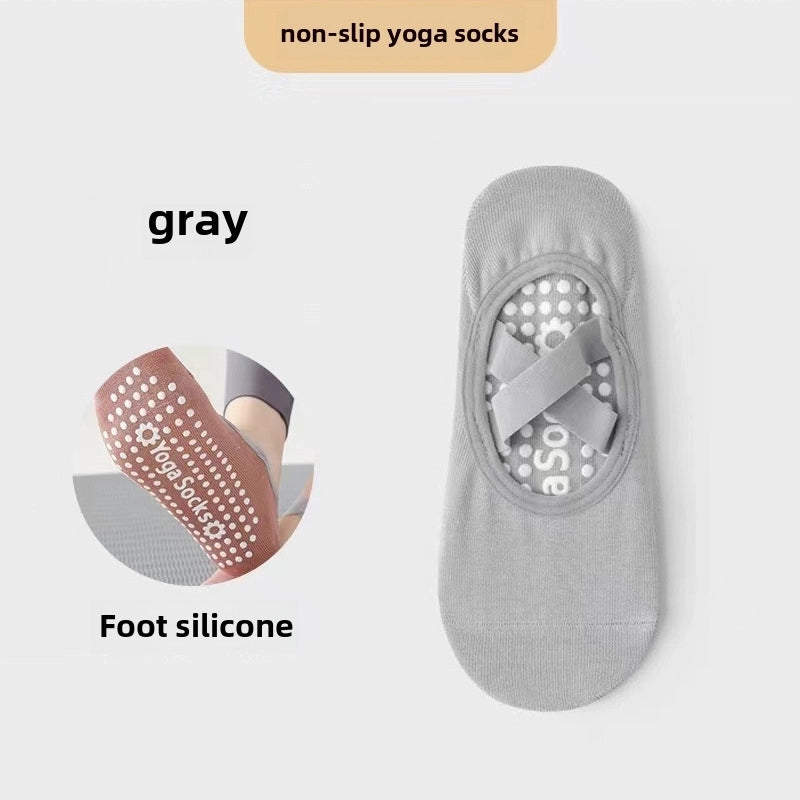 Yoga Socks Women Boat Socks Summer Professional Indoor Fitness Dancing Non-slip Silicone Spring And Autumn Pilates Sports Socks