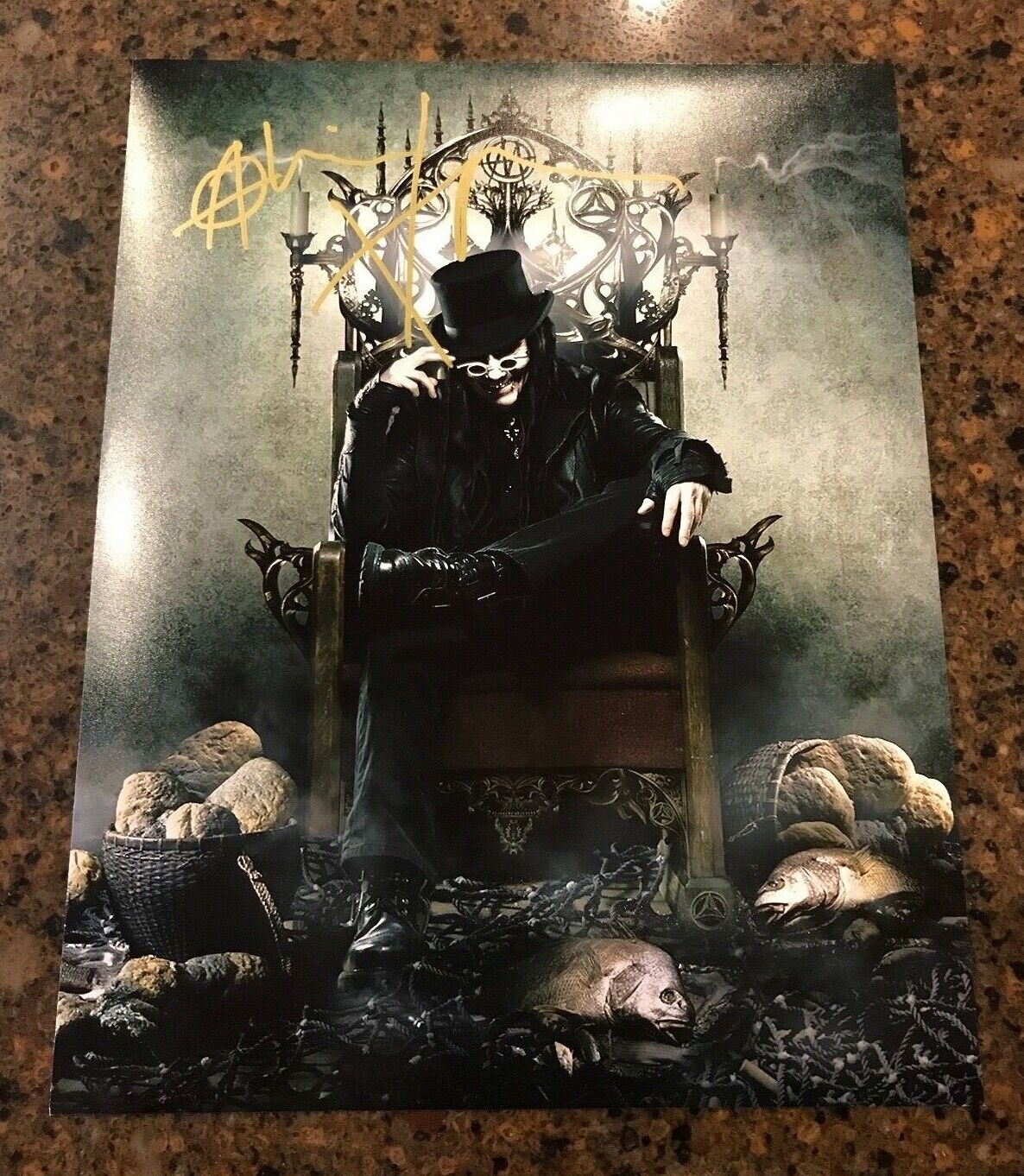 * AL JOURGENSEN * signed autographed 11x14 Photo Poster painting * MINISTRY BAND * 1