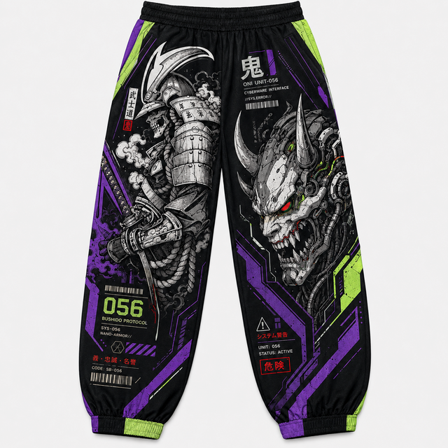 Dual Samurai Oni Techwear Jogger Pants