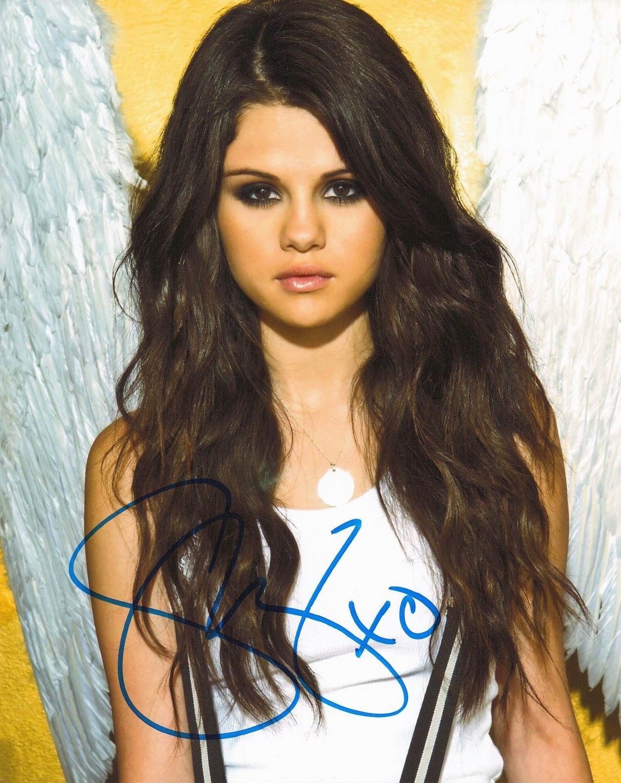 SELENA GOMEZ AUTOGRAPH SIGNED PP Photo Poster painting POSTER