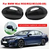 2pcs Black Rear-View Caps Car Accessories for Mini Cooper R50 R53 R52 00-08 Year
