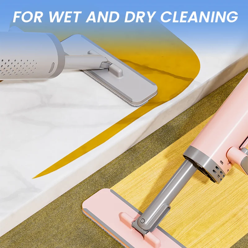 SAKER&reg; Portable Self-Squeeze Mini Mop