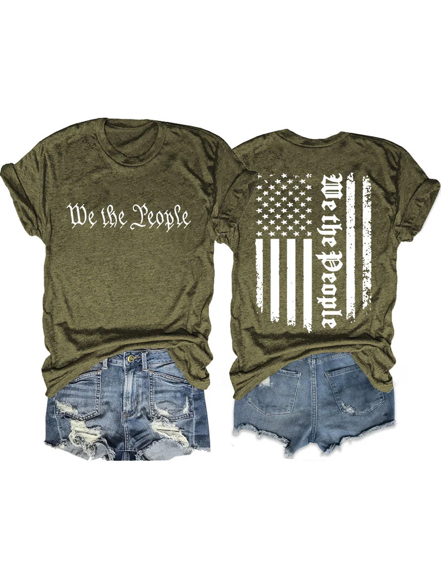 1776 We The People Casual T-shirt