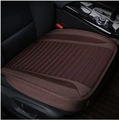 Flax Car Cover Breathable Driver's Anti-skid Pad Styling Indoor Seat Cushion Auto Accessories New In 2024