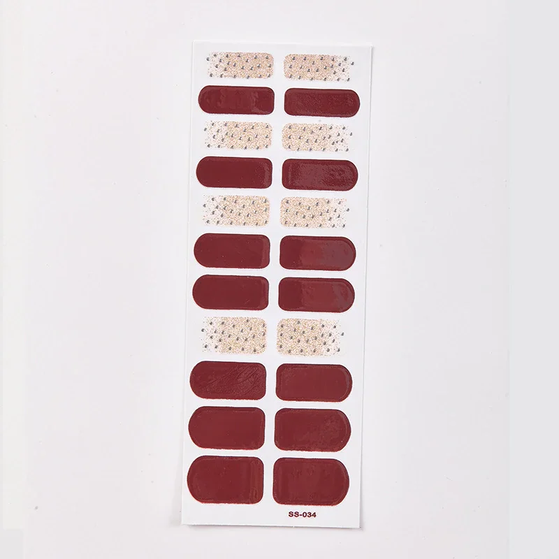 Churchf Fashionable Blue Diamonds Nail Art Stickers Collection Manicure DIY Nail Polish Strips Wraps for Party Decor-Nail Inspo