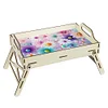 5D DIY Blume Diamond Painting Serviertablett aus Holz mit Griff für Wohnkultur
