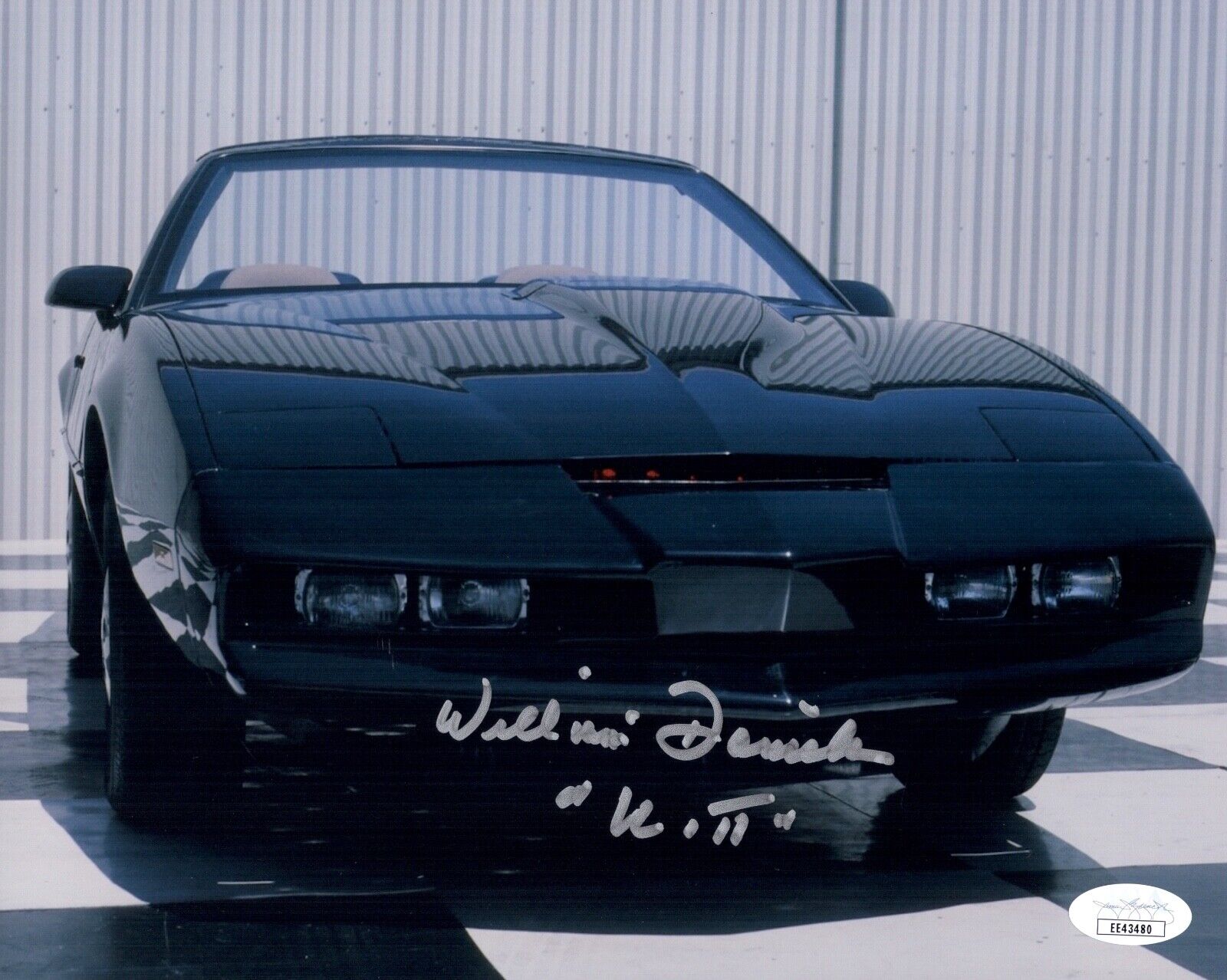 William Daniels Signed KITT Knight Rider 8x10 Photo Poster painting IN PERSON Autograph JSA COA