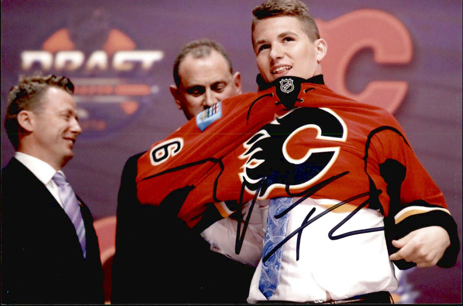 Matthew Matt Tkachuk SIGNED autographed 4x6 Photo Poster painting CALGARY FLAMES #3