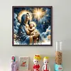 Virgin Mary-11CT Stamped Cross Stitch 40*40cm/15.75*15.75in