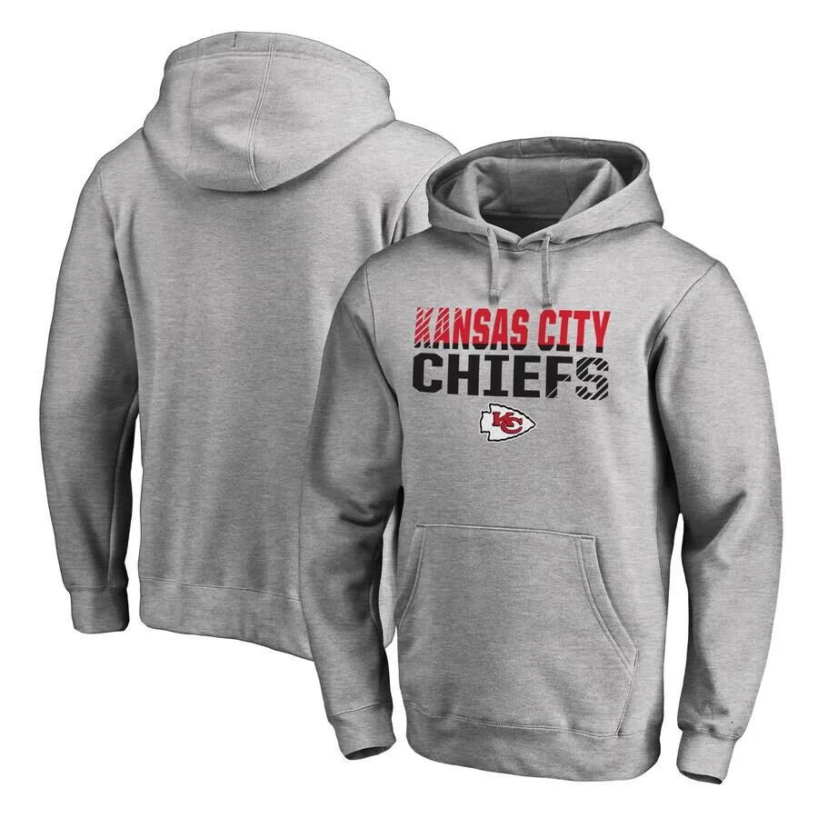 Men's hooded sweatshirt Chiefs football uniform