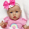 20'' Bald Holland With Blue Eyes, Lifelike Handmade Soft Body, Weighted Reborn Silicone Baby Girl - RBBI-Myrebornbabydoll&reg; Myrebornbabydoll&reg;