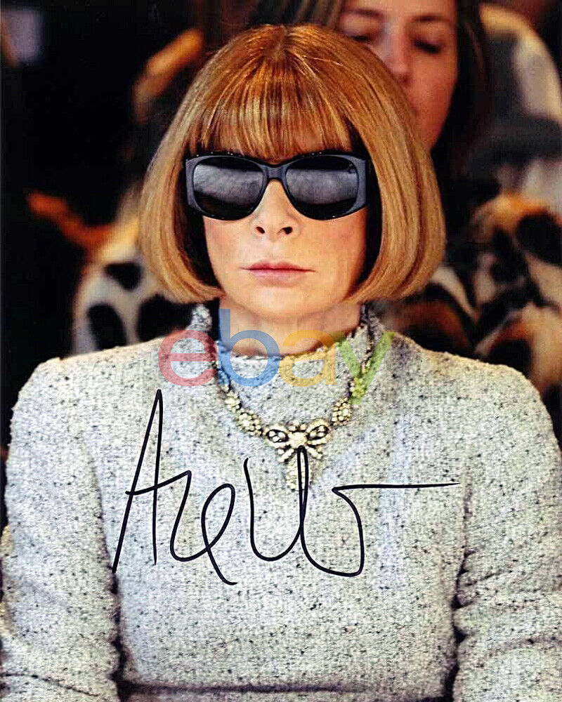 Anna Wintour Signed 8x10 Autographed Photo Poster painting reprint