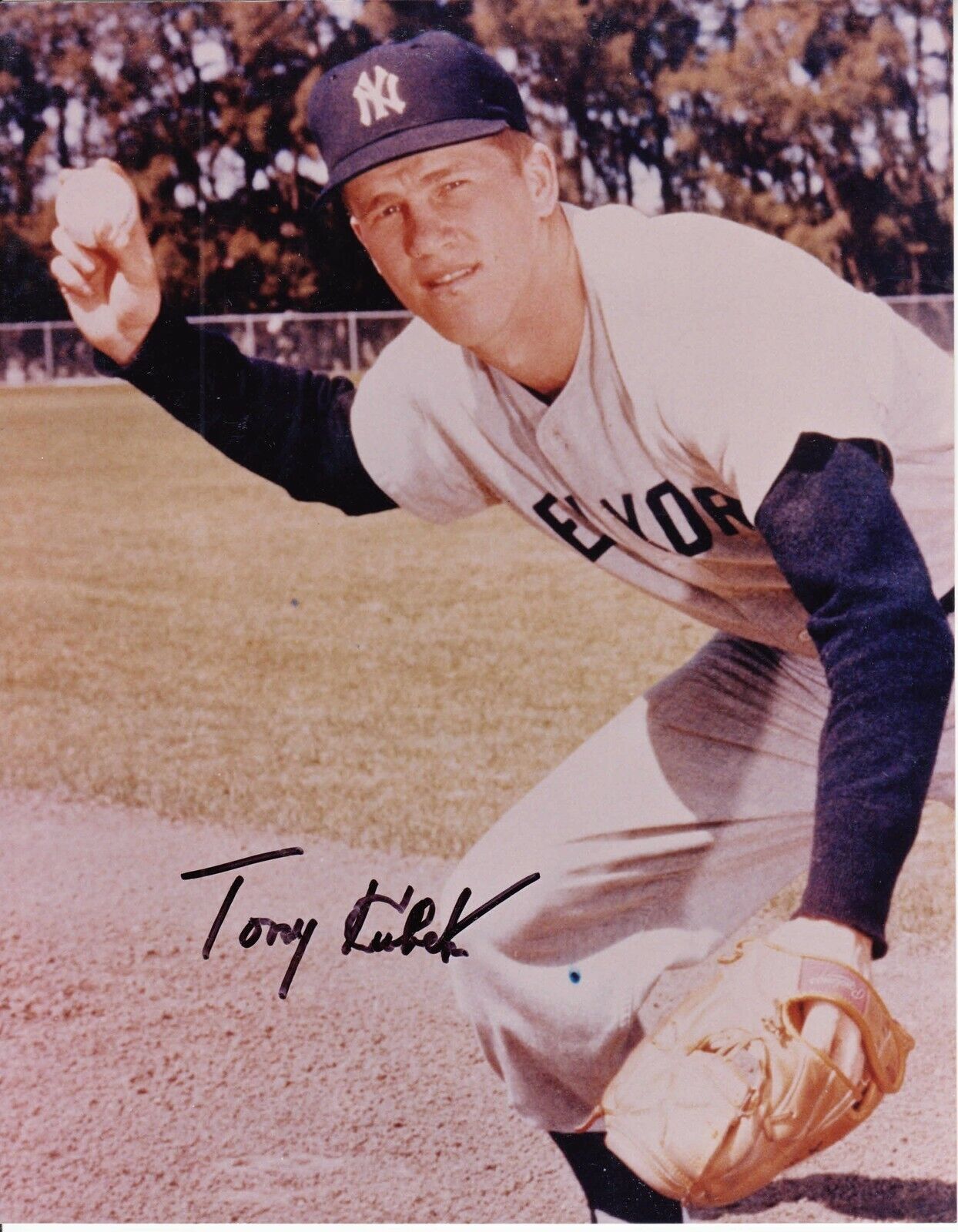 Tony Kubek #1 8x10 Signed w/ COA New York Yankees 033119