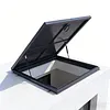 [US Local Warehouse] Roof Hatch Skylight Roof Caps Aluminum Frame Galvanized Sheet 80x80cm with Switch Type Handle Loft Ventilation Roof Access Hatch Cover Plate Rooftop Hatch Cover Plate for Wellhead Lid/Cellar Cover