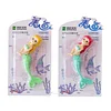 10PCS Cartoon Mermaid Shapes Eraser for Kids Student Office Exam Stationery Gift