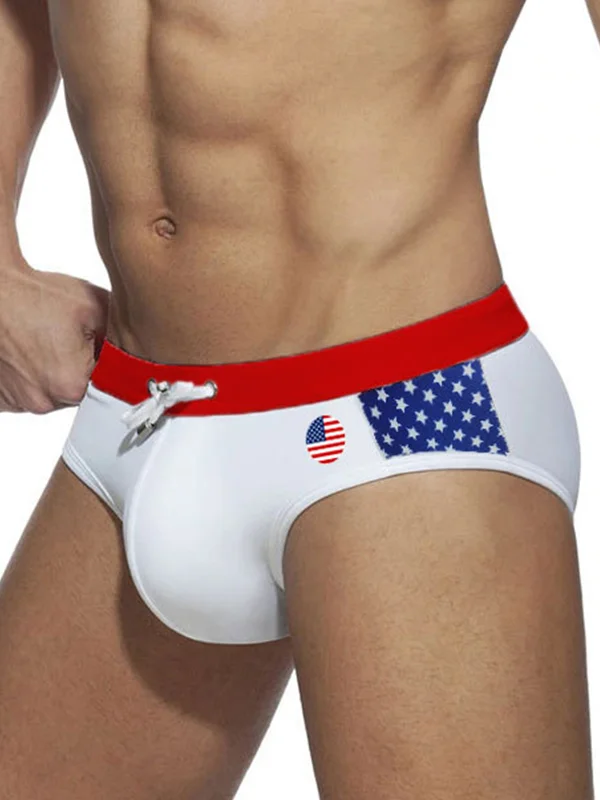 Men's Colour Block Trunks