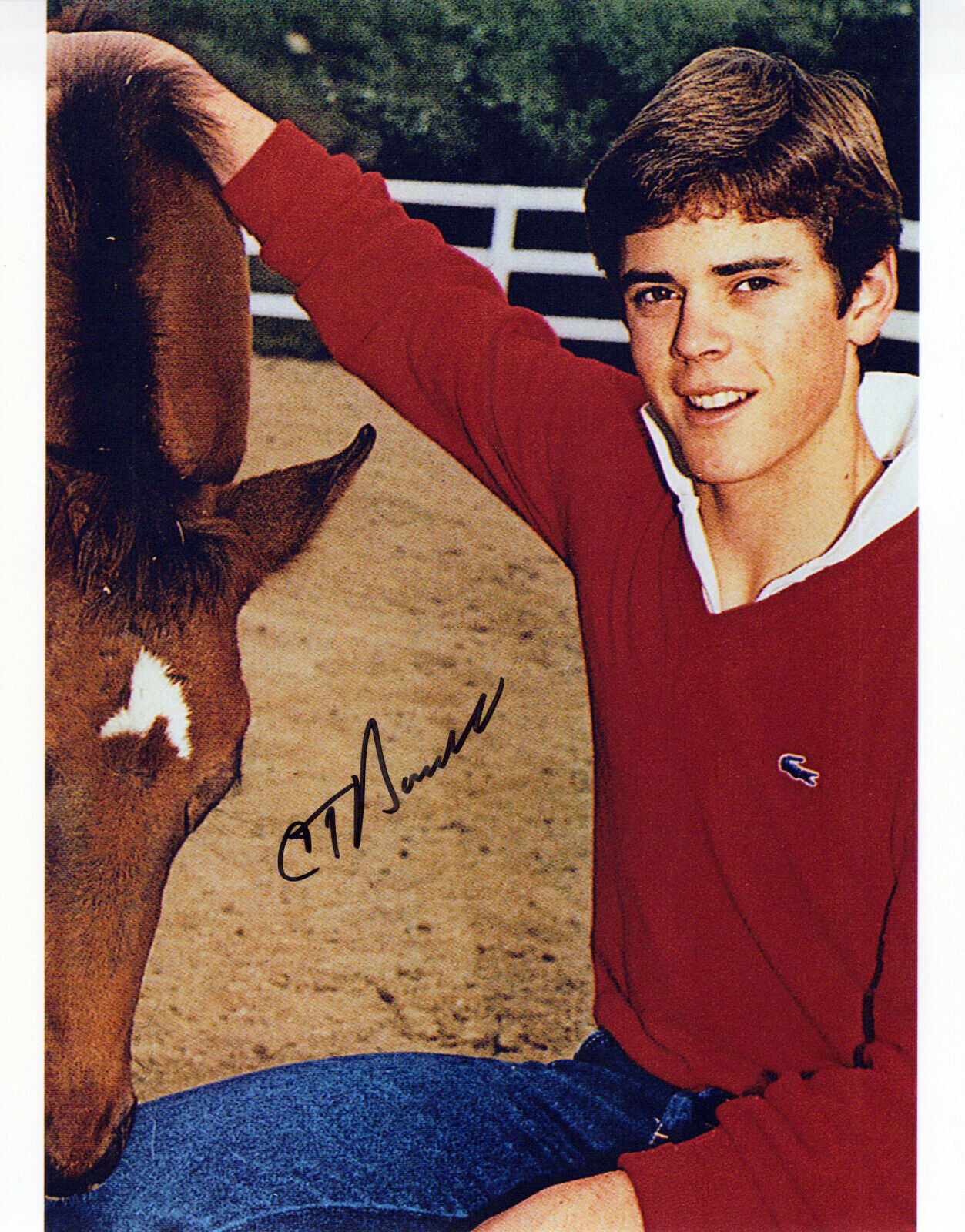 C. Thomas Howell head shot autographed Photo Poster painting signed 8x10 #6