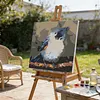 Framed Bird On The Branche-Paint by Numbers Acrylic Painting 20*20CM