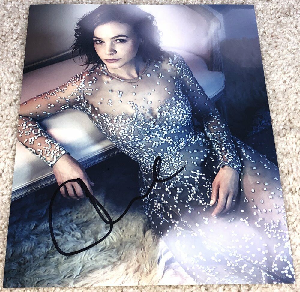 CAREY MULLIGAN SIGNED AUTOGRAPH PROMISING YOUNG WOMAN 8x10 Photo Poster painting I w/PROOF