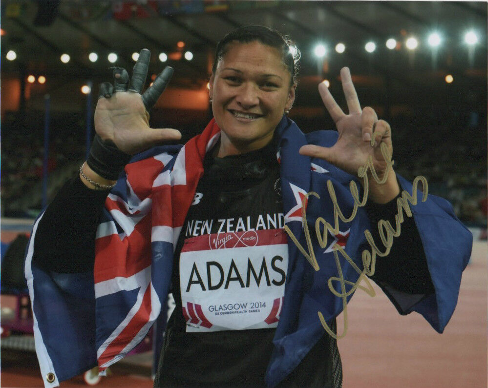 New Zealand Valerie Adams Autographed Signed 8x10 Photo Poster painting COA B