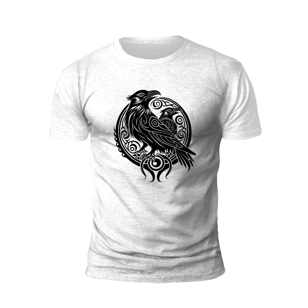 Viking Raven: A Testament to Norse Legend T-shirt