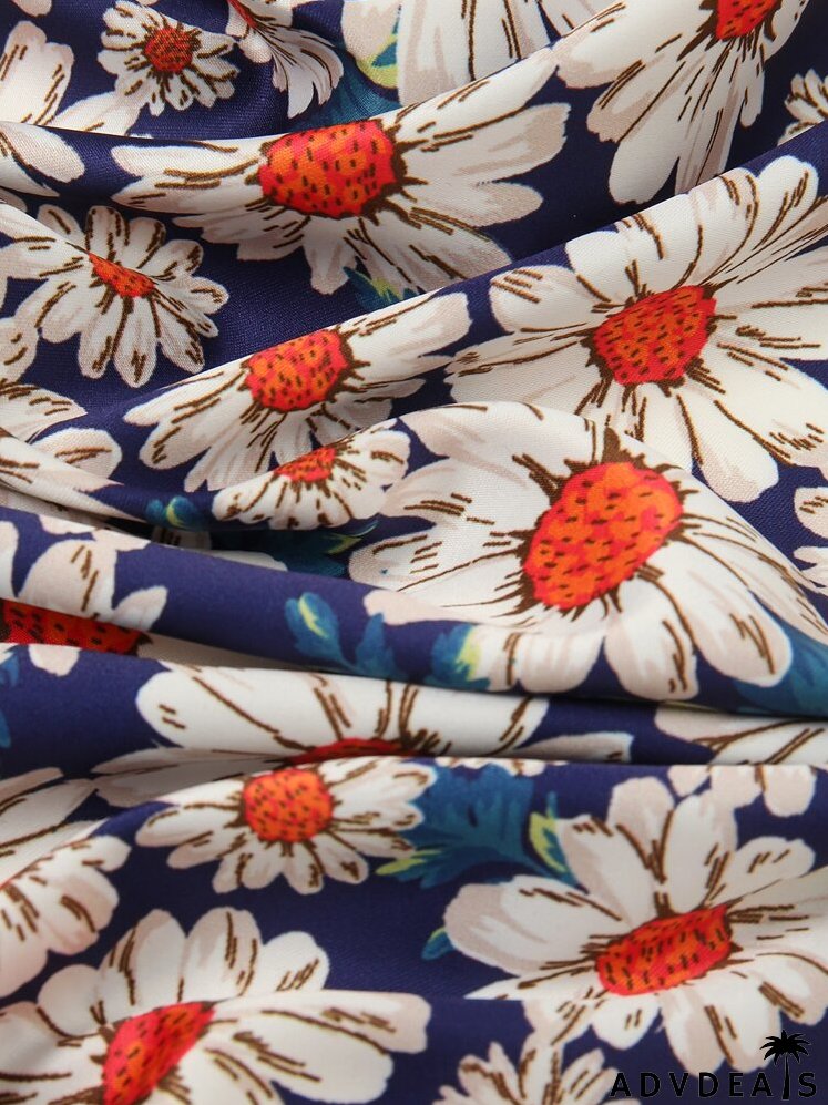 Flower Print Bandana