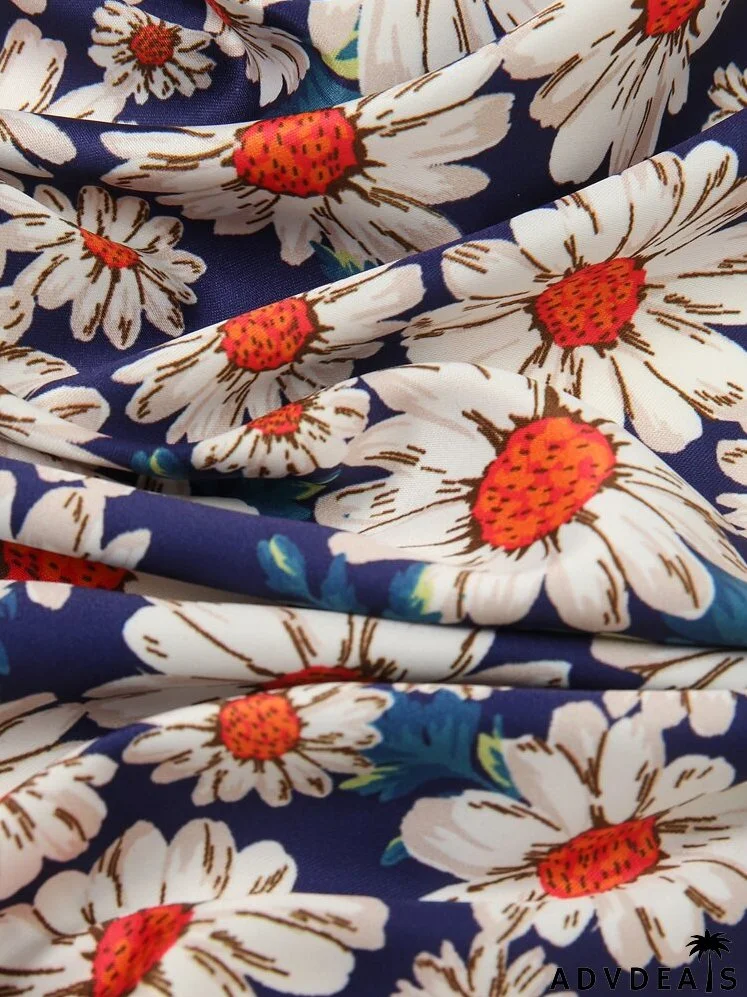 Flower Print Bandana