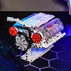V6 Engine Model Assembly Model Desktop Ornaments Birthday Gift