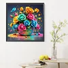 Bunte Liebesrosen - runder Bohrer Diamond Painting - 30*30cm