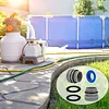 Compatible for Intex 4560 Plastic Pool Pump Hose Adaptor Leak Proof 40mm To 1.5 Inch Converter Kit Rust Proof Pool Hose Fitting Adapter Kit Pools Filter Pumps Piping Parts